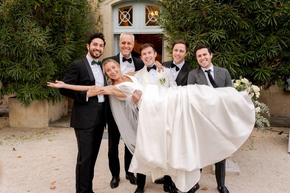 Porté de la mariée
