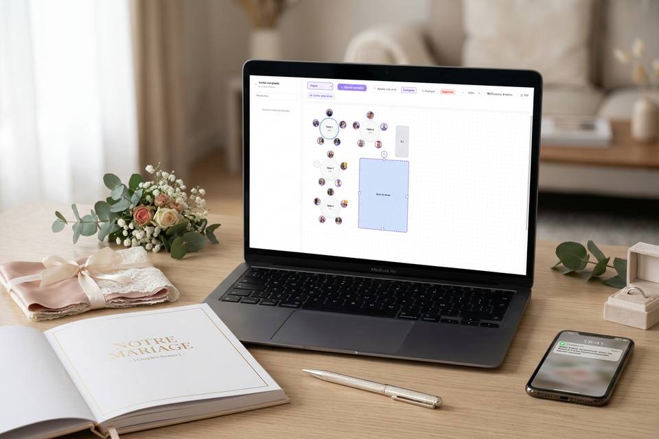 Plan de table interactif