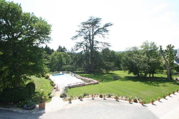 Jardin & piscine extérieure