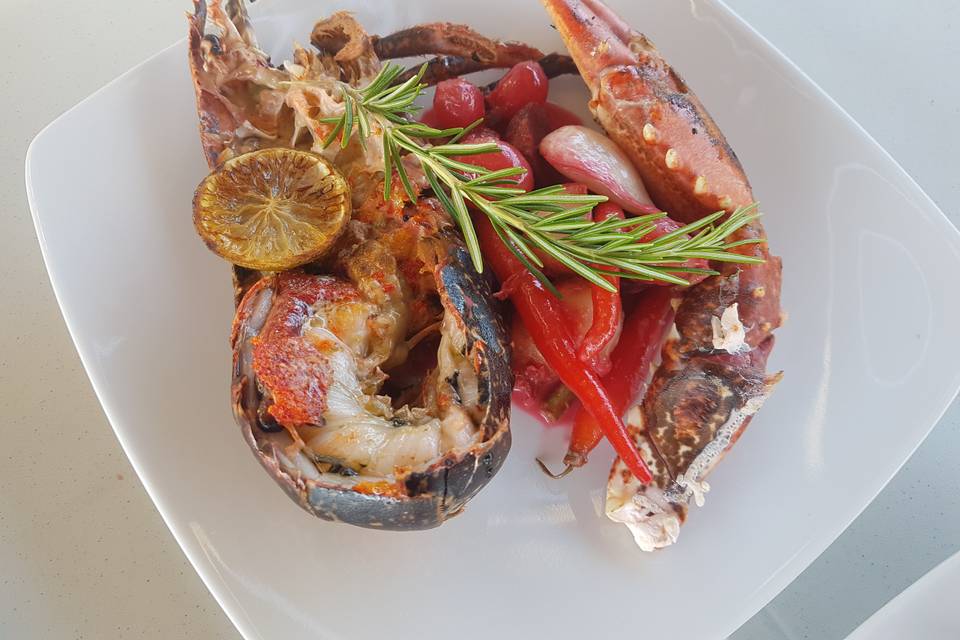 Homard à la plancha