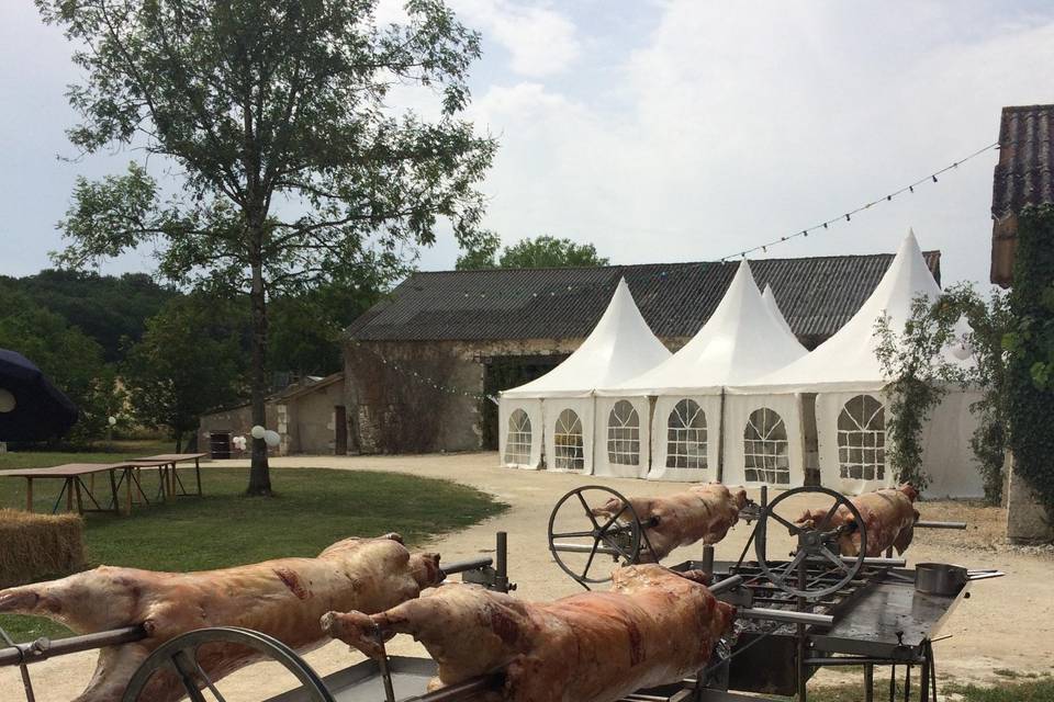 Méchouis mariage en Dordogne