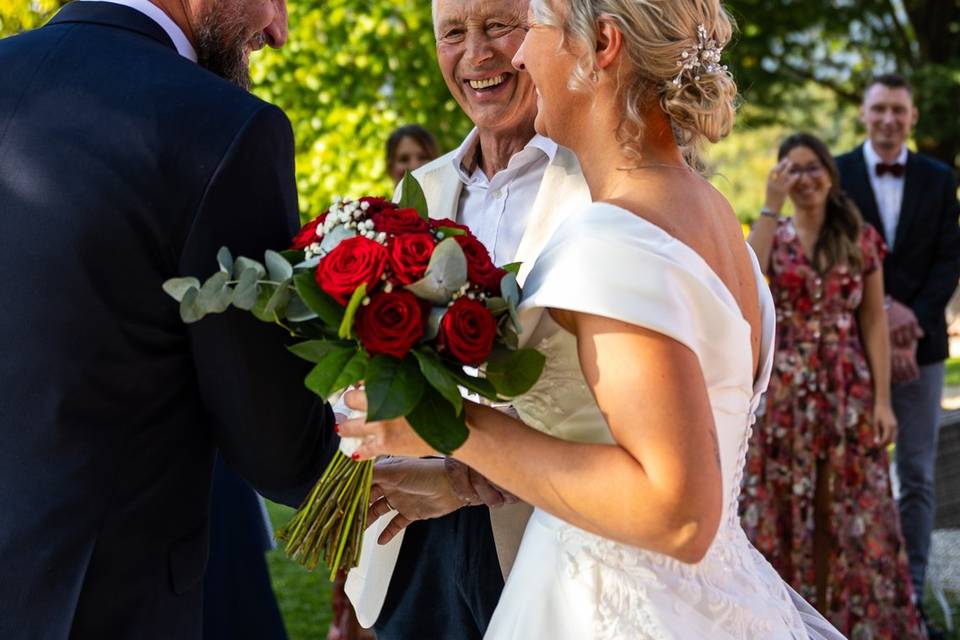 Arrivée de la mariée