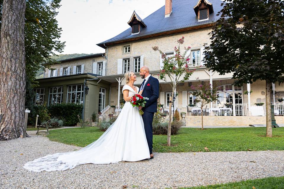 Photo de couple château