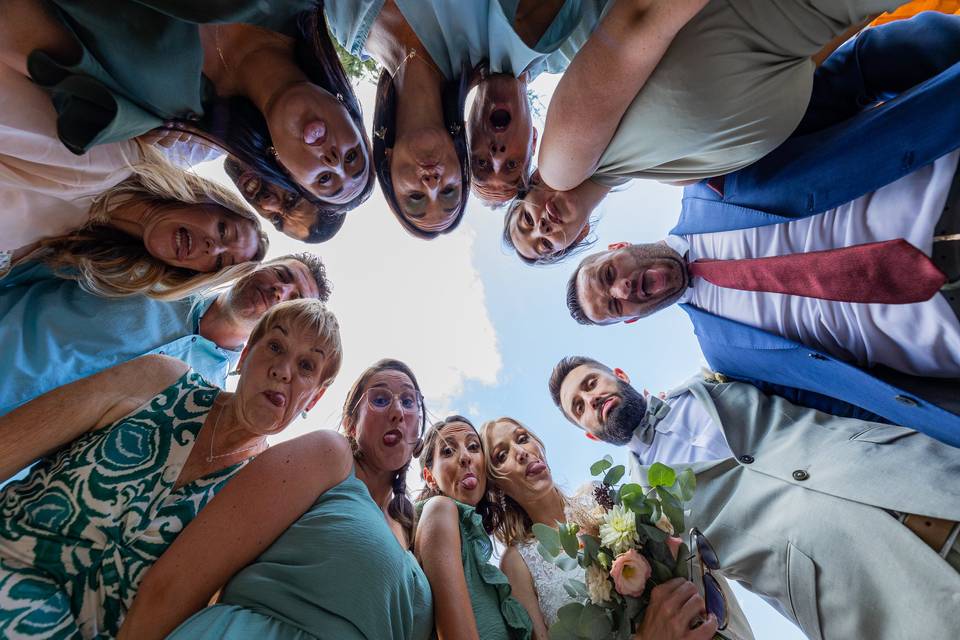 Photo de groupe fun