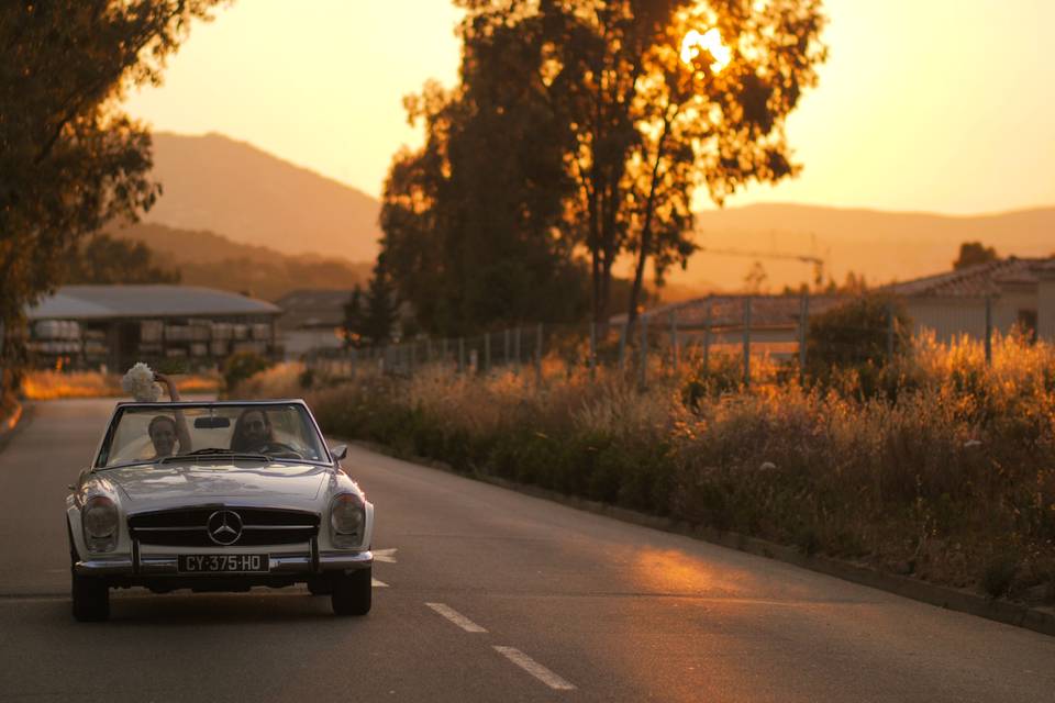 Coucher de soleil à Calenzana