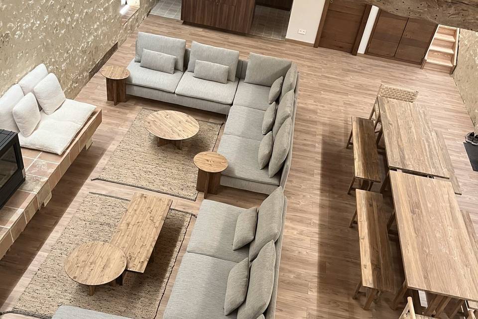 Etable séjour loft