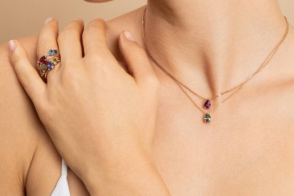 Bijoux or & pierres naturelles