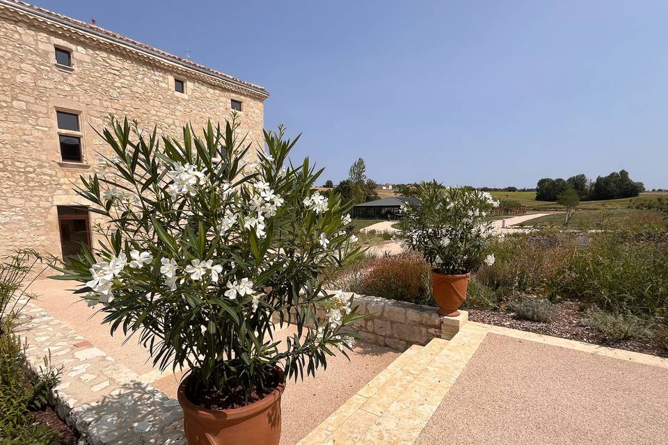 L'escalier de la cour