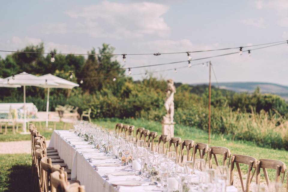 Mariage en terrasse
