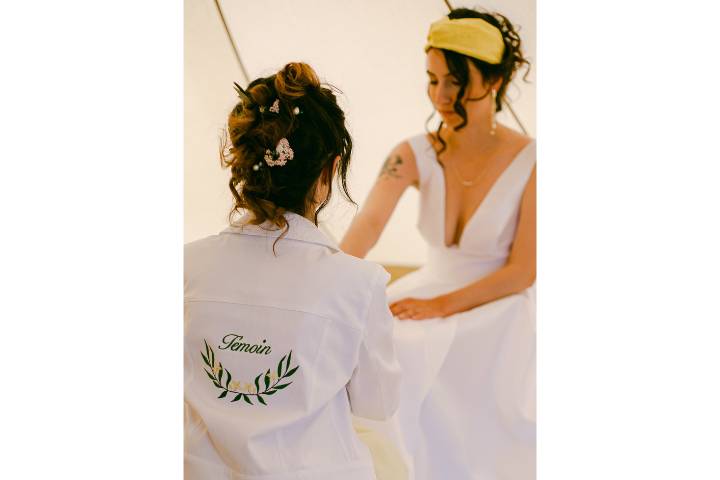 Veste brodé