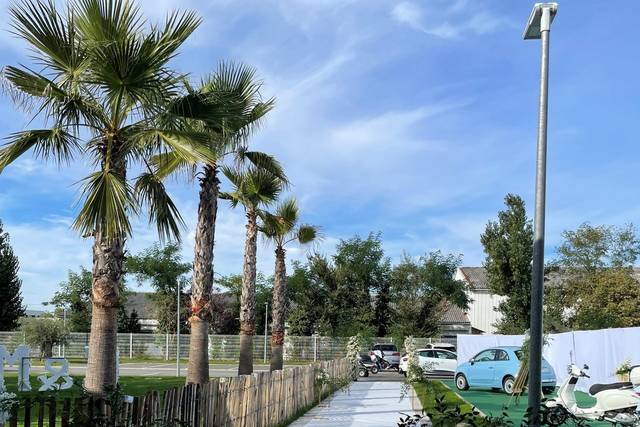 Le chemin à la salle