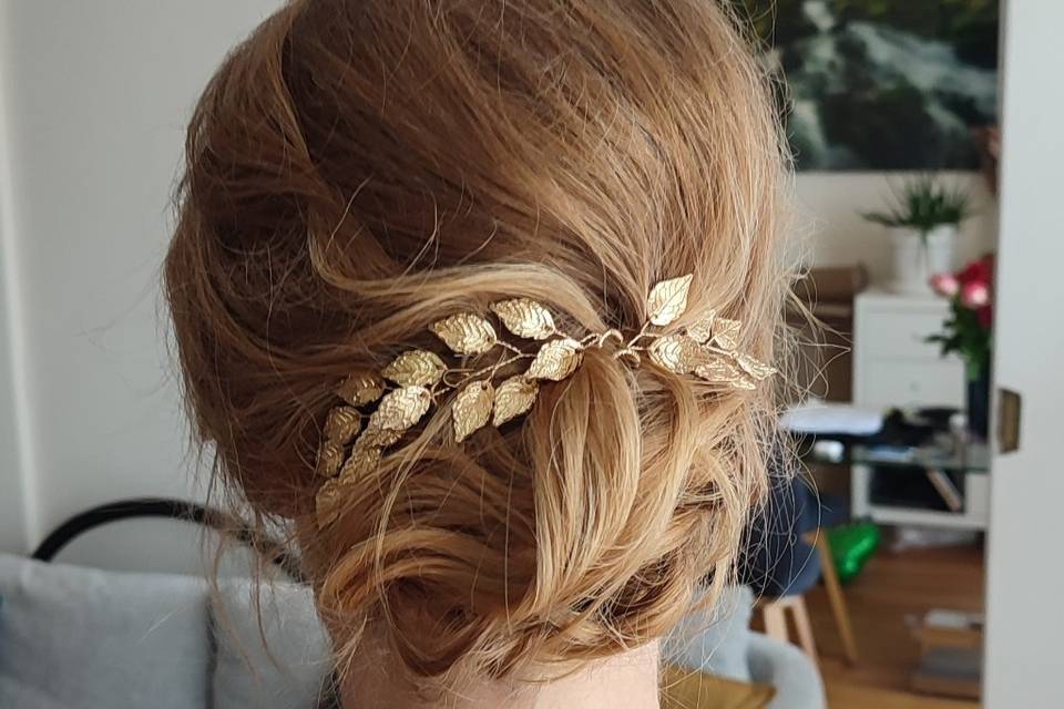 Chignon bohème