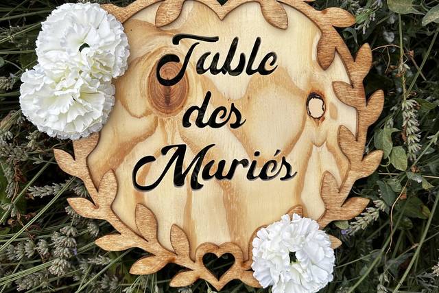 Panneaux de table