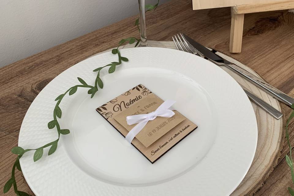 Marque-place / Cadeau invité