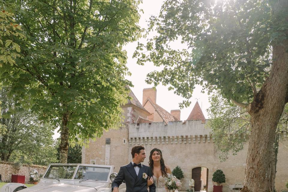 Facade chateau entrée