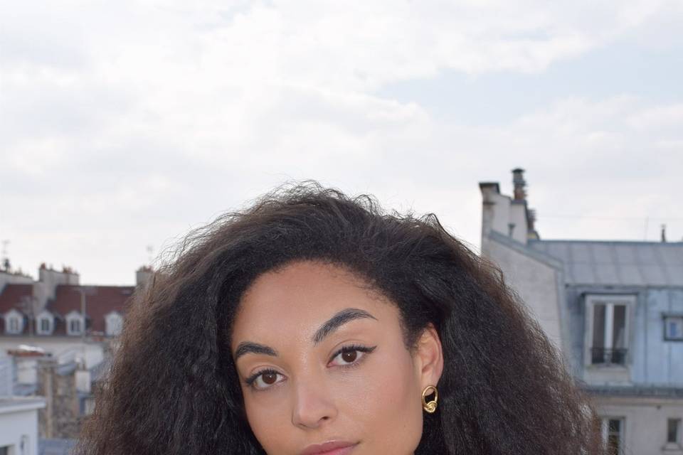 Maquillage léger pour un shoot