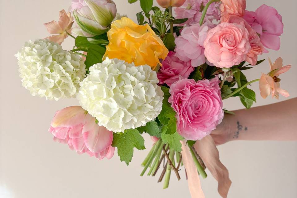 Bouquet de mariée M&K