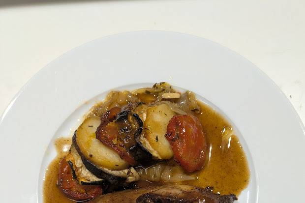 Demi pigeon farci