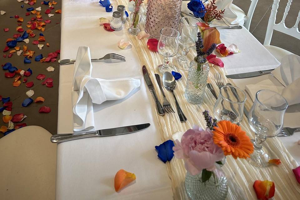 Table des mariés