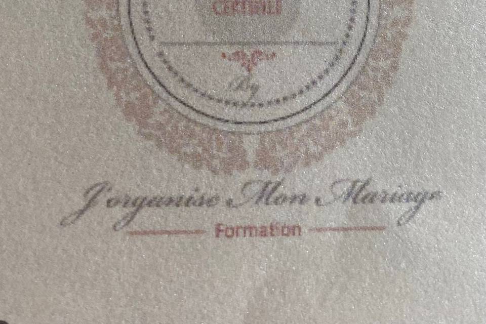 Diplomée Officiante