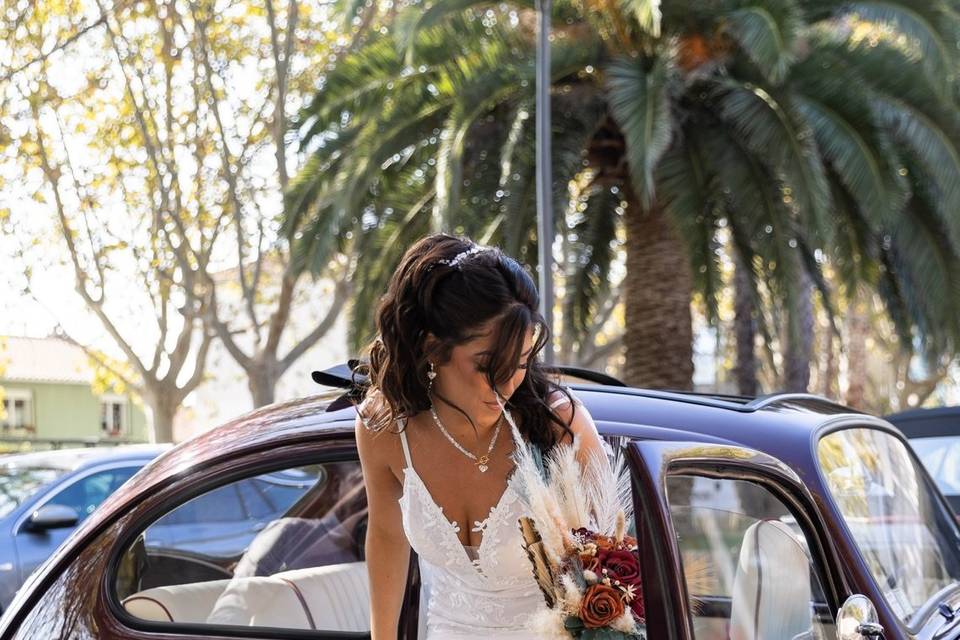 Arrivée mariage