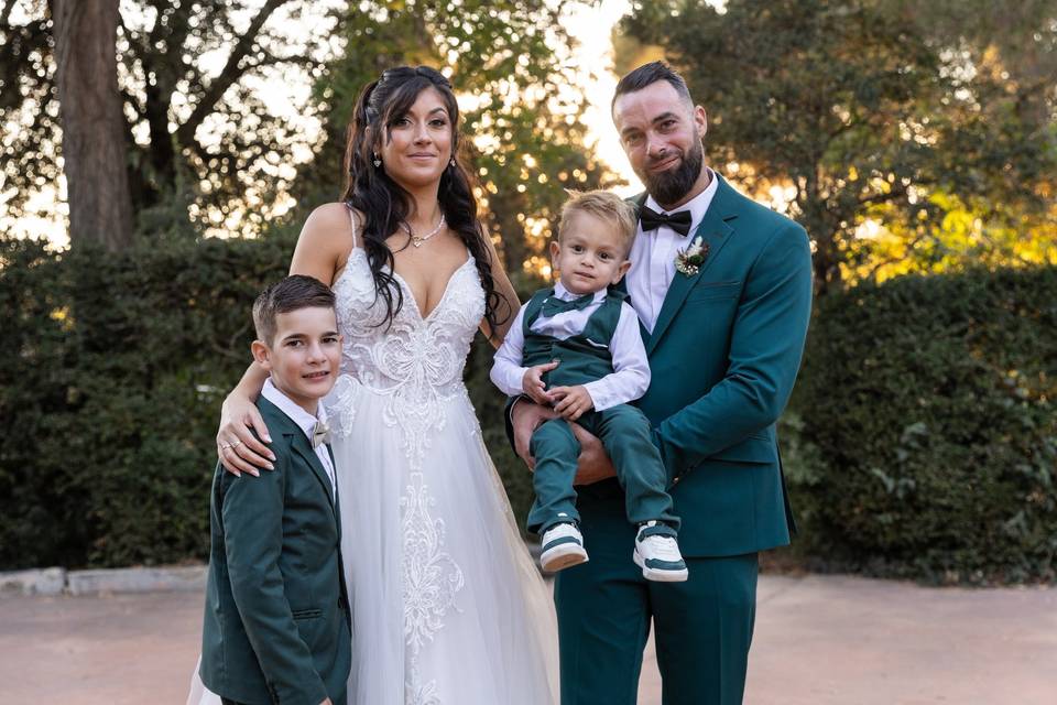Photo famille mariage