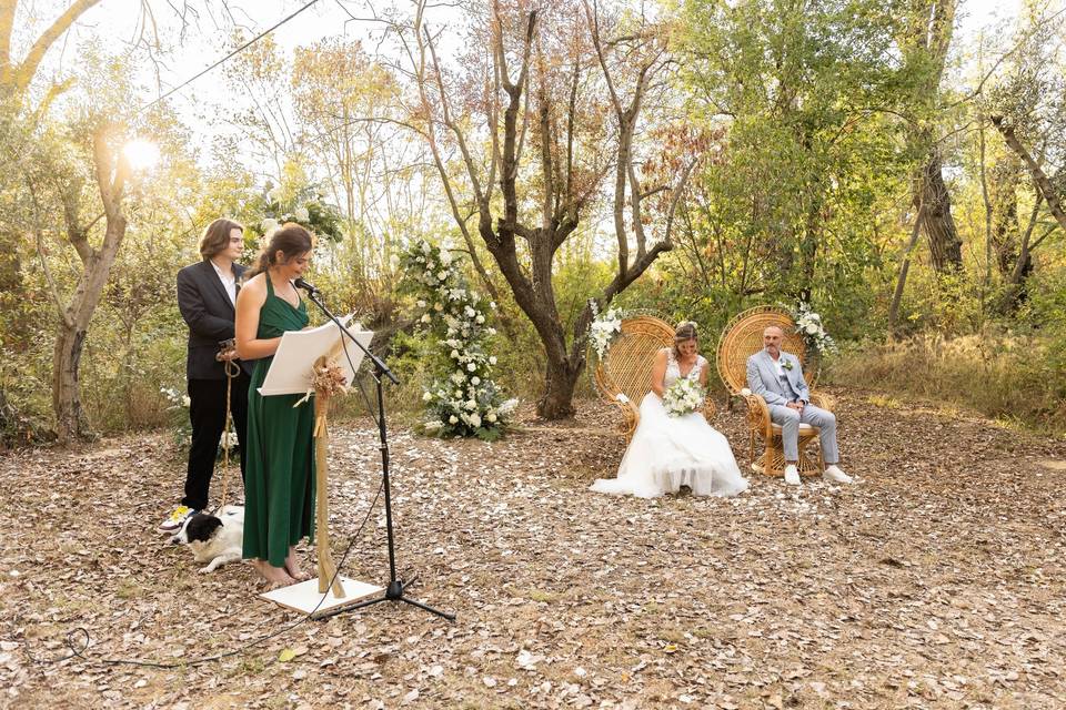 Cérémonie laïque mariage