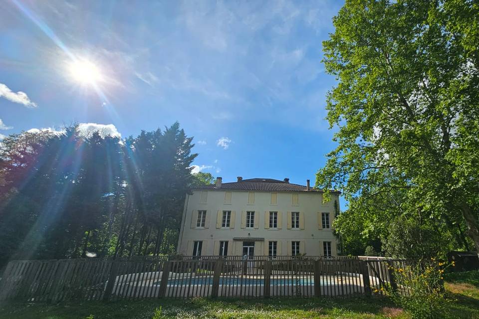 Façade arrière côté piscine