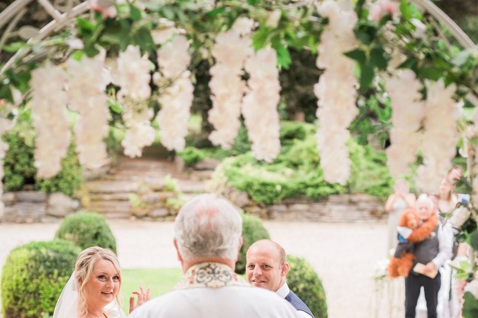 Ceremony on the steps