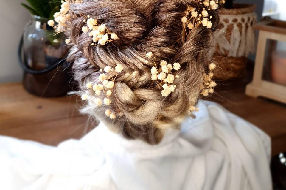 Chignon tressé