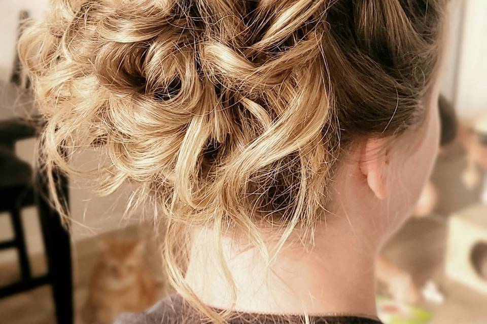 Chignon haut