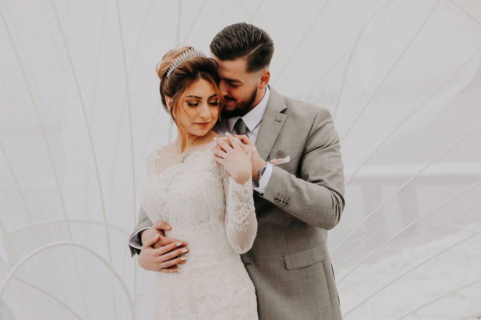 Mariage en hiver à Lyon