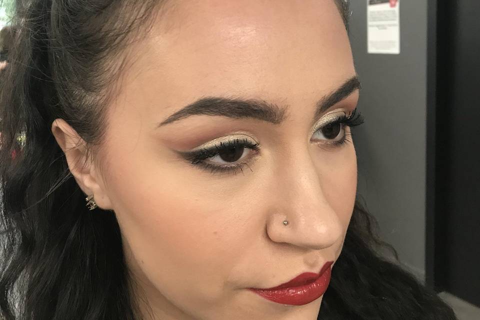 Maquillage naturel mariée