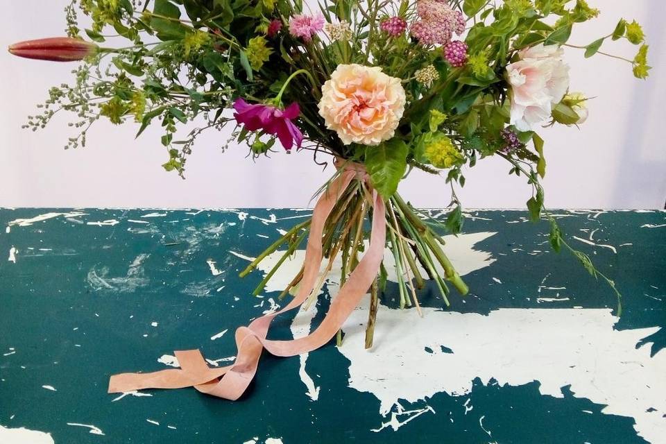 Bouquet de mariée pink