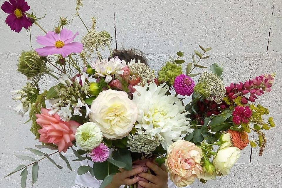 Bouquet de mariée acidulé