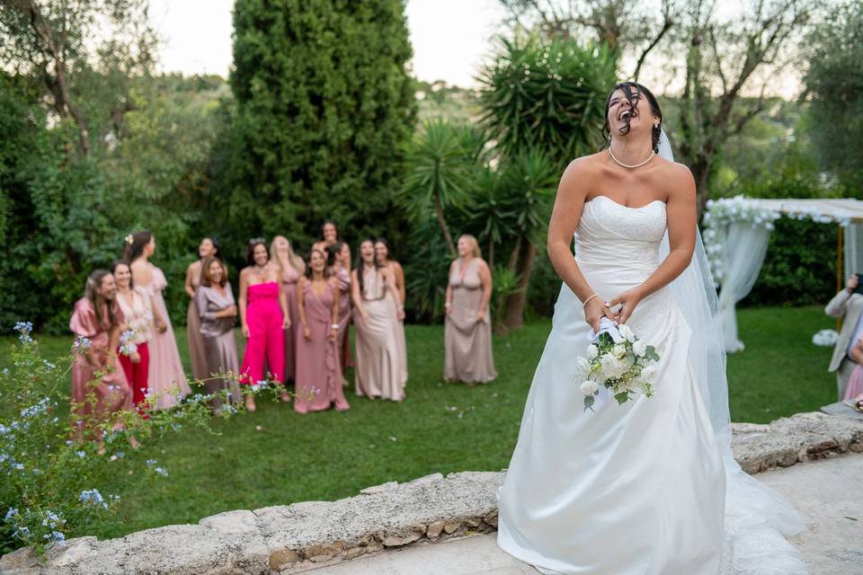 Lancer de bouquet