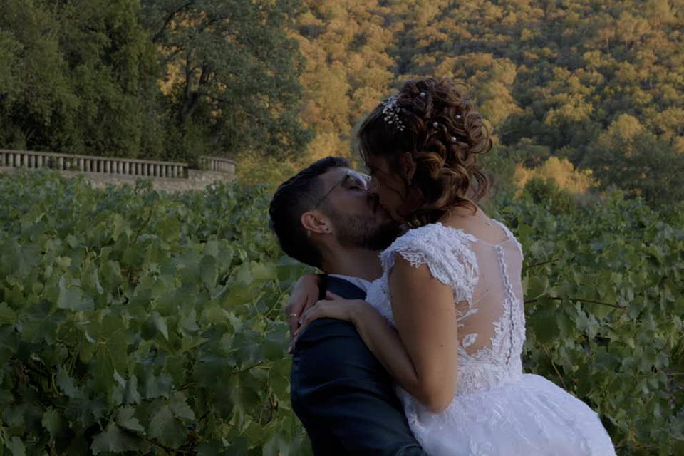 Séance photo dans les vignes