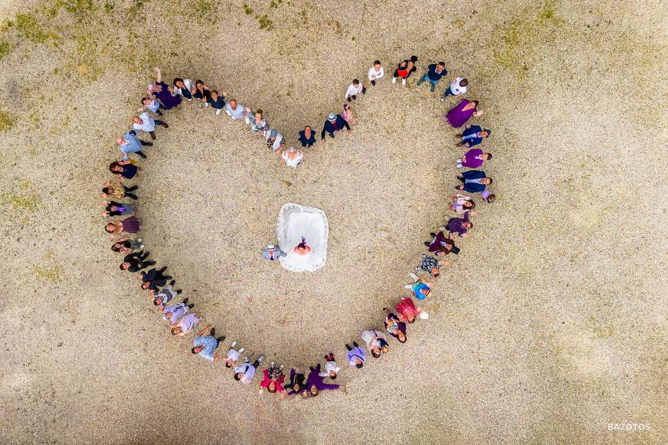 Photo aérienne avec Drone