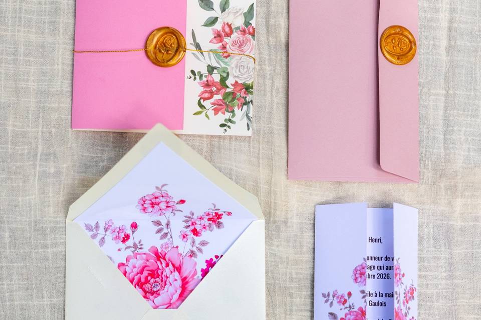 Les lettres florales