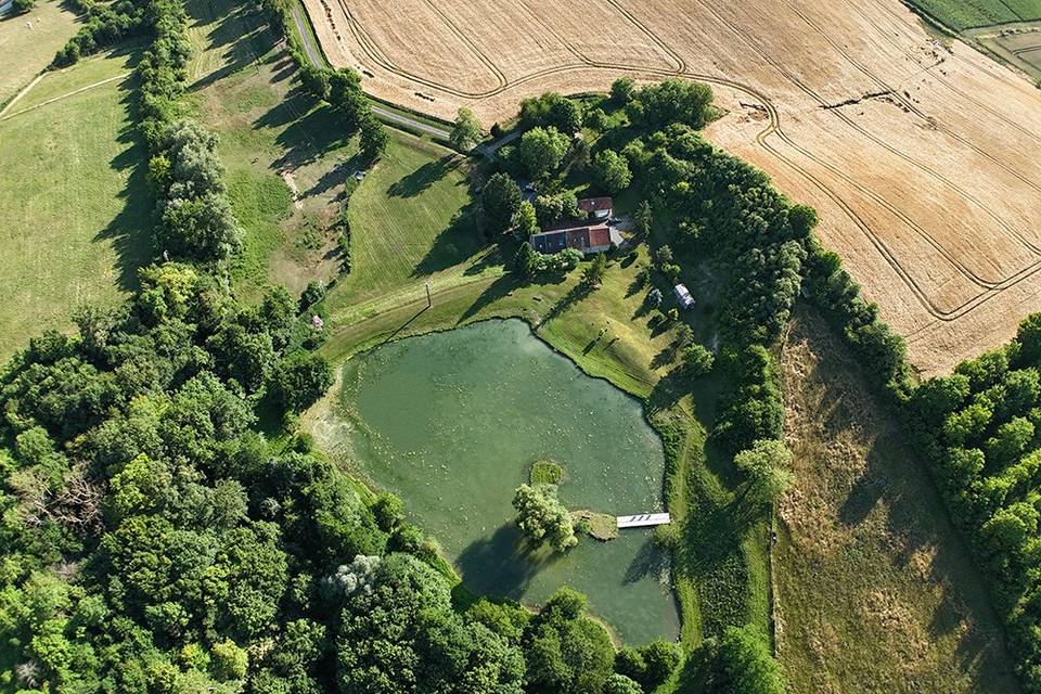 Le Domaine vu du ciel