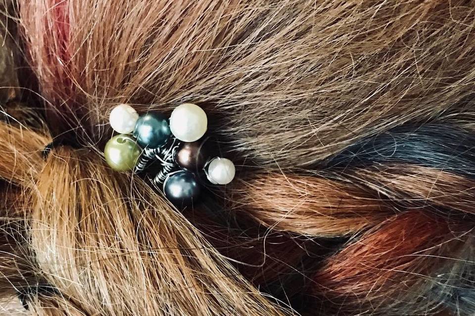 Bijou de cheveux perles