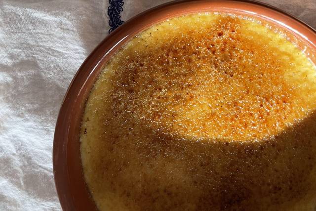 Crème brûlée à la vanille