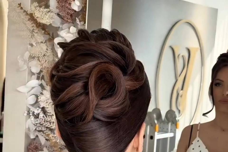Chignon haut