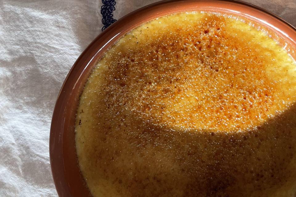 Crème brûlée à la vanille