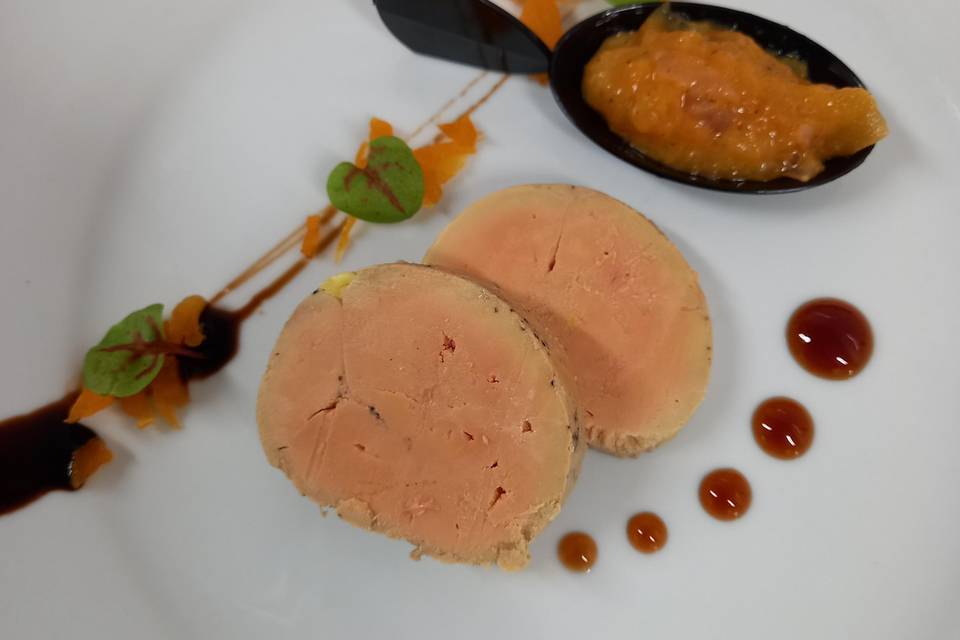 Entrée : Foie Gras et chutney