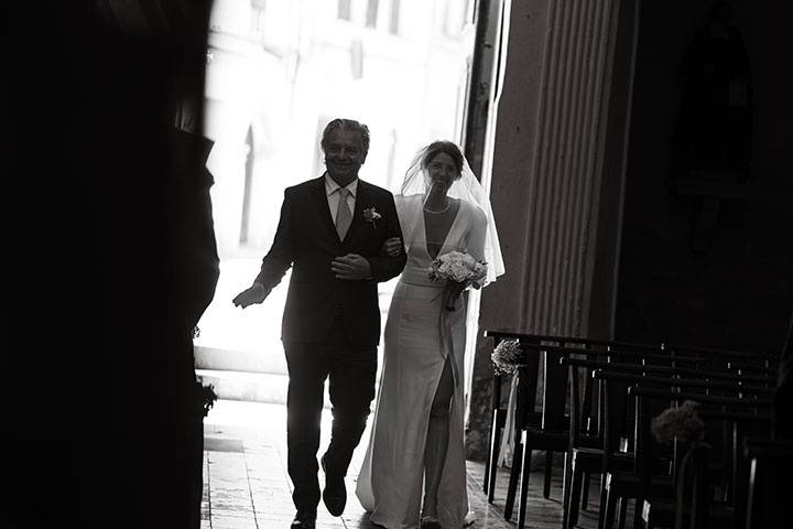 L'entrée de la mariée