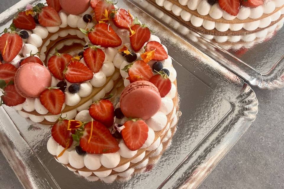 Numbers cake