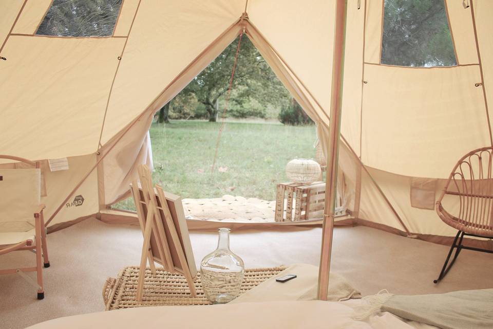 Atycamp - Tipis d'hébergement