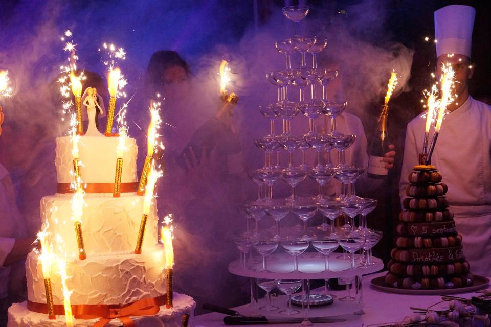 Wedding cake à la française