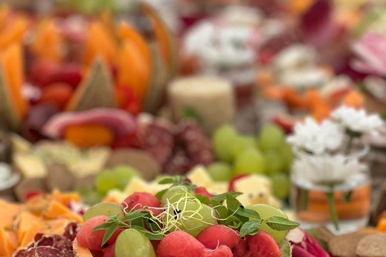 Buffet charcuterie, fromage